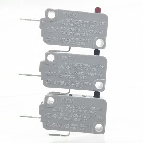 KW3A 16A 125/250V Microwave Door Interlock Switches - 2 NO + 1 NC (Yoiilnz)