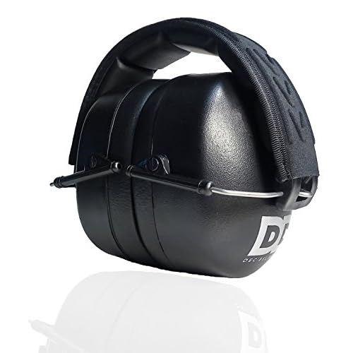 Professional Safety Ear Muffs by Decibel Defense - 37dB NRR - The HIGHEST Rated & MOST COMFORTABLE Ear Protection for Shooting & Industrial Use - THE BEST HEARING PROTECTION...GUARANTEED