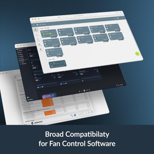 ARCTIC 10-Port Fan Controller with PWM, Linux & Windows Support, 2A Per Port