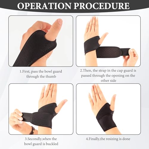 4 PCS Kids Wrist Brace, Night Wrist Sleep Support Brace, Adjustable Compression Straps, Fits Wrists of Different Sizes, Suitable for Children's Sports Sleep (Pink+black)