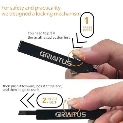 EDC Tweezers Precision Pocket Knife 2 in1 Keychain Multitool Knives Retractable Premium Anti-Static for Splinters, Craft, Jewelry, Soldering, Outdoor, Laboratory Work (Silver)