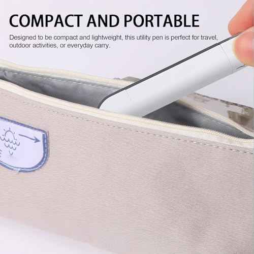 3Pcs Multi-Tool Pen with Scissors, Ruler, and Art Knife ? Portable 4 in 1 Utility Pen for Travel and Daily Use