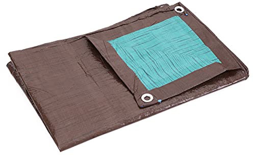 Kotap 12x16 ft Waterproof Multi-Purpose Tarp - Reversible Brown/Green Cover