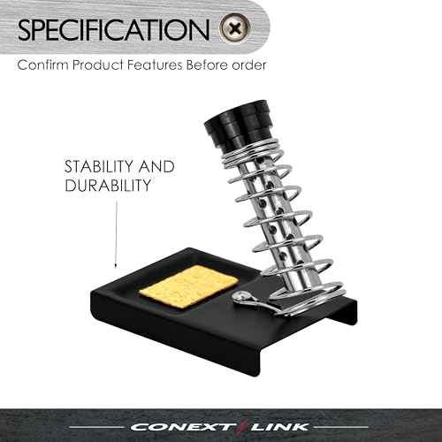 Conext Link 1pc Soldering Iron Stand Spring Holder Support Station Solder Gun Sponge Metal £¨87075£©