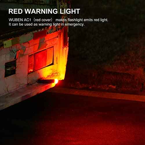 WUBEN AC1 3 Colors Flashlight Diffuser Durable Compatible with 24.5-26mm Diameter Lamp Caps for C3 L50 L50S TO40R TO46R Flashlight