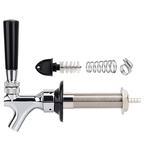 FERRODAY 4-1/8 inch Shank Stainless Steel Core Draft Beer Faucet – Upgraded