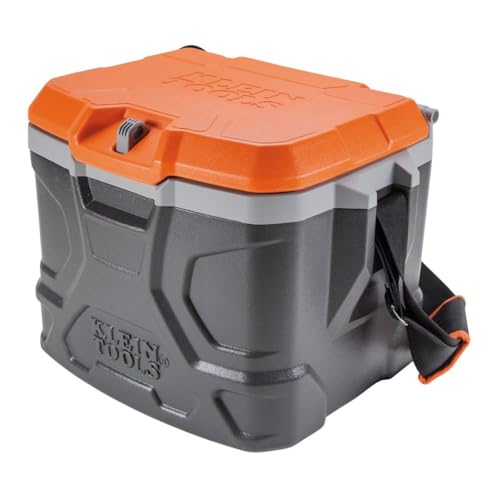 Klein Tools 55600 17-Quart Work Cooler Lunch Box with Seat & Interior Storage