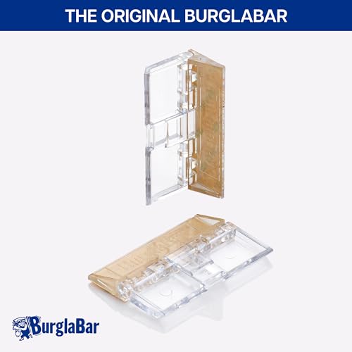 BurglaBar 2-Pack Sliding Glass Door Security Bar - Easy Install Home Safety