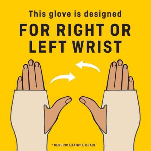 FUTURO Hand and Wrist Compression Glove, Provides Support and Compression to Arthritic and Painful Hand Joints, Small/Medium, Beige