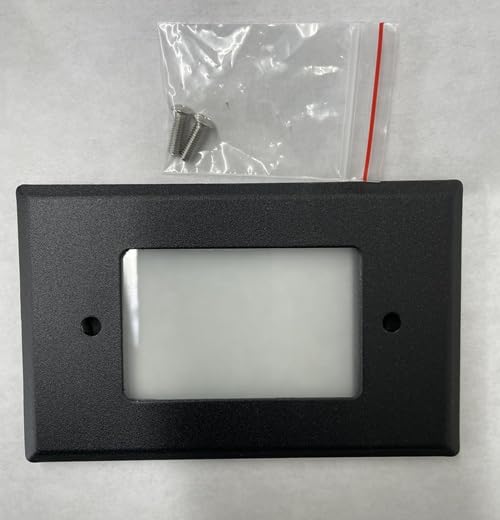 Orbit 7110C-BK Step Light Face Plate BLACK 3" X 4-7/8"