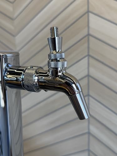 Forward Sealing 304 Stainless Steel Beer Faucet Tap for Kegerator