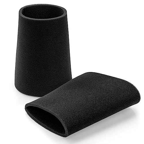 25-1202 Foam Filter for Stanley 1-5 Gallon Vacuums, Wet Dry Vac Filter Compatible with Stanley SL18910P-3, SL18130P, SL18133, SL18129 Vacuums Replacement Parts (Pack of 2)