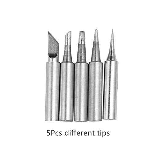 Electronics Soldering Iron Kit£¬60W 110V Adjustable Temperature Welding Tool Set, 5pcs Different Soldering Tips, Stand