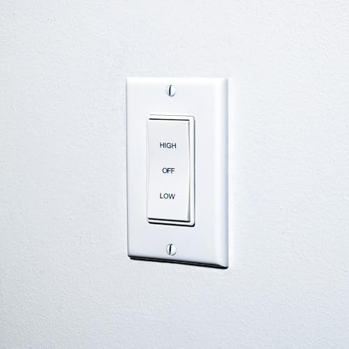 Master Flow 2-Speed Whole House Fan Control Switch with 12-Hour Timer Compatible