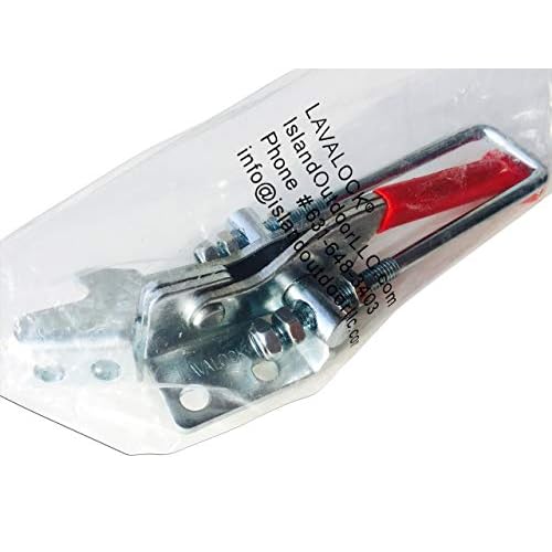 Smoker Toggle PULL Latch, BBQ smoker lid clamp. Flat mount PULL (1)