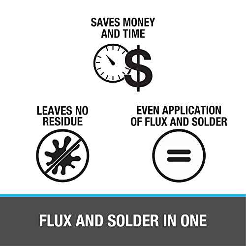 OATEY 21212 Rosin Leaded Core Solder, 1/8 In Dia, Silvery Grey, 1 Lb