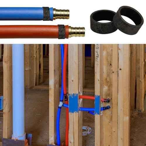 100 Pack 1/2" PEX Copper Crimp Rings, for Pex Pipe Connection