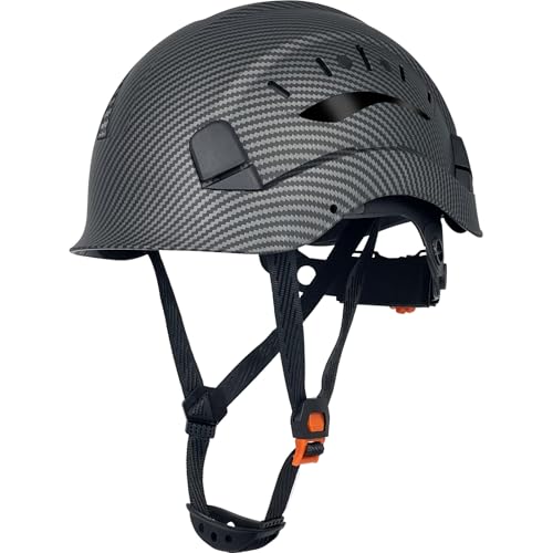 ANSI-Certified Industrial Safety Helmet RGS-6C with Adjustable Vents, 6-Point Suspension Hard Hats for Construction, Rescue, Outdoor Work