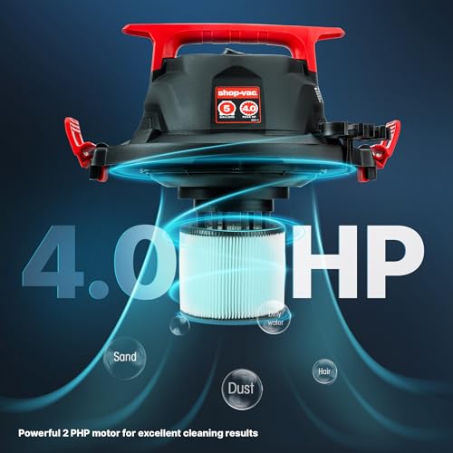 Shop-Vac 5 Gallon Wet Dry Vacuum Cleaner with Blower and 4 Peak HP Motor