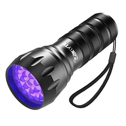 Black Light UV Light, 21 LED 395nm UV Flashlight, Powerful Mini Blacklight Flashlight, Small Portable Black Light Flashlight for Pet Urine Detection, Scorpion, Resin Curing, Bed Bug, Nails