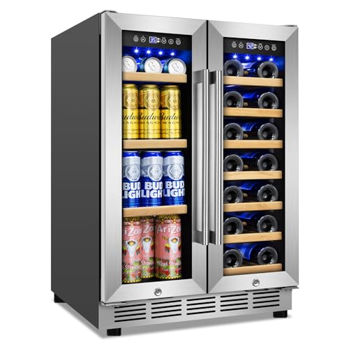 FoMup 24-Inch Dual Zone Wine and Beverage Refrigerator - Under Counter Upgrade