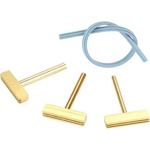 3pcs T Soldering Iron Tips Set with Hot Press for LCD Screen Flex Cable Repair, 30W/40W/60W Flat Tip Soldering Iron Tip for Soft Wire & Instrument Cluster Soldering