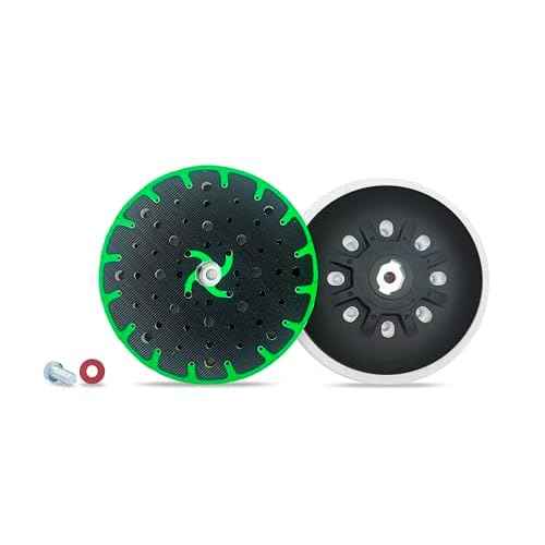 Upgraded 202460 6-Inch(150mm) Hard Sanding Pad, 48-Hole, M8 Thread, Compatible with Festool ETS 150/3 EQ, ETS EC 150/5 EQ, ETS EC 150/3 EQ, ETS 150/5 EQ Sander Models, 1 Pack