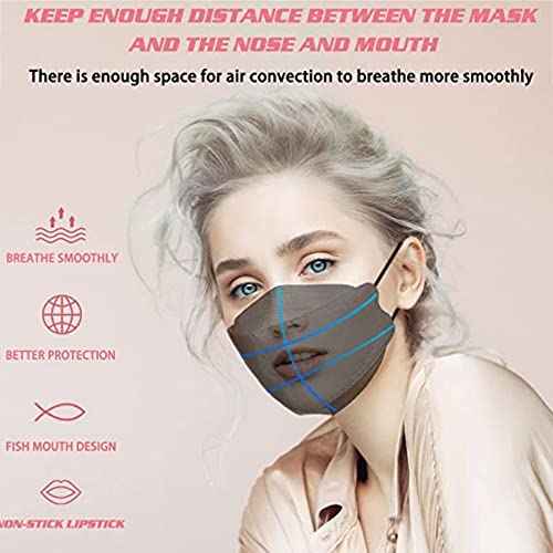 60pcs KF94 mask,Disposable black masks,4 layers protection filter efficiency>95%,Double line nasal frame,Highly elastic ear straps,Breathable comfort,Suitable men women daily use