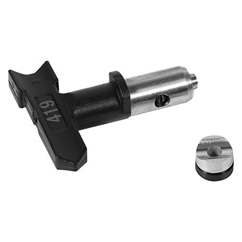 Reversible Airless Paint Sprayer Nozzle Tips Black Airless Spray Gun Tips Reversible Tungsten Steel Paint Sprayer Nozzle Accessoies(419)