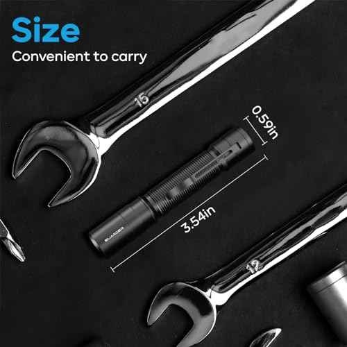 Mini Flashlight, Super Bright Small Tactical Flashlight, Ultra-Compact Powerful Flashlight, High Lumens Pocket Pen Light with Clip for Camping, Outdoor, Emergency