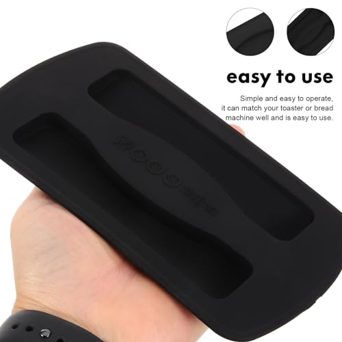 UPKOCH Silicone Toaster Top Cover Lid Black 6.88 x 4.13 in - 1pc