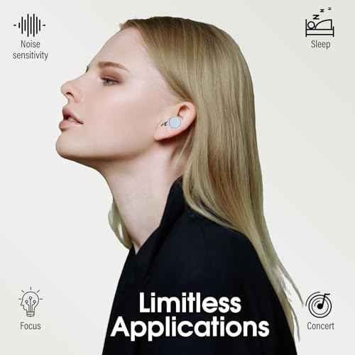 Ear Plugs for Sleeping Noise Cancelling - 35dB Reusable Ear Plugs with 7 Eartips and Carry Case - Flexible Hearing Protection - Replaceable Single/Double Eartips for Sleep, Focus, Travel, Work, Blue