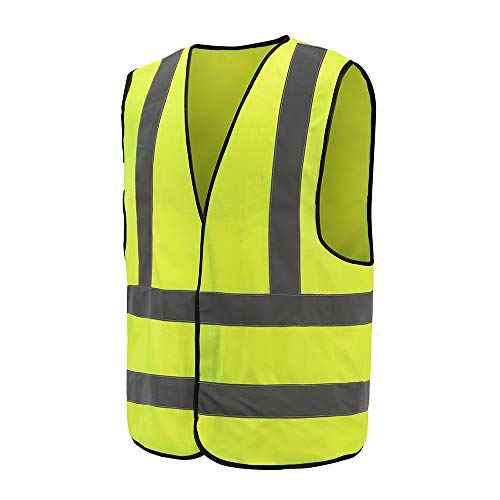 AYKRM 12 colour High visibility viz vest hi vis viz reflective work construction safety vest (XS-8XL)