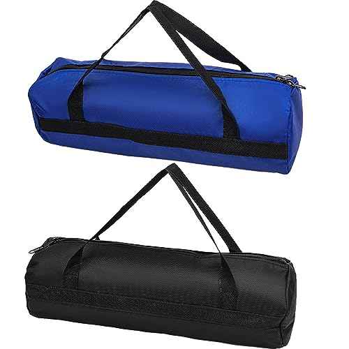 2 pcs Zipper utility waterproof canvas tool organizer bag screws nails bolts pouch nuts heavy duty Multipurpose storage bags Blue+Black