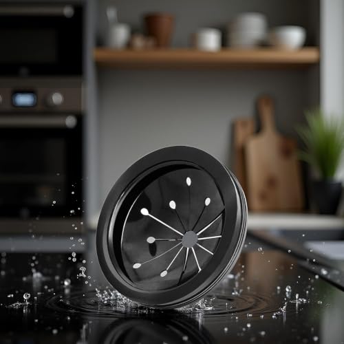 3-Inch Universal Garbage Disposal Splash Guard | Heavy-Duty Rubber Sink Baffle for Whirlaway, Waste King, GE