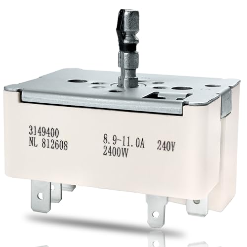 WP3149400 3149400 3148954 3148953 Range Surface Burner Infinite Switch