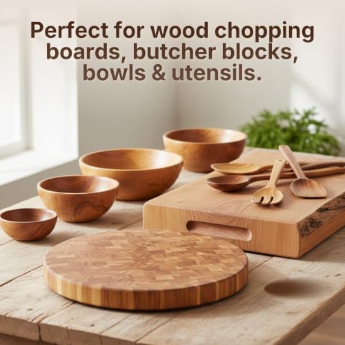 Project Papa 8 Fl Oz Food Grade Mineral Oil & Beeswax Cutting Board Conditioner