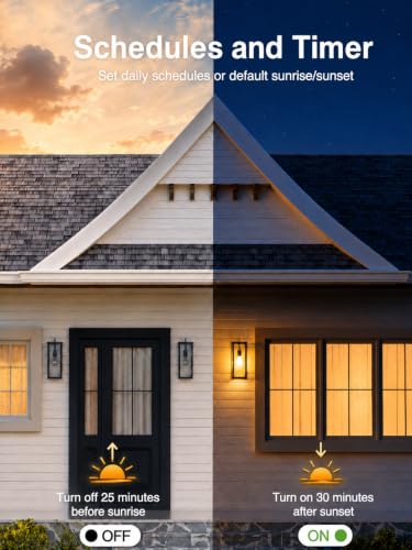 GHome Smart Single Pole WiFi Light Switch 4 Pack - Alexa & Google Compatible