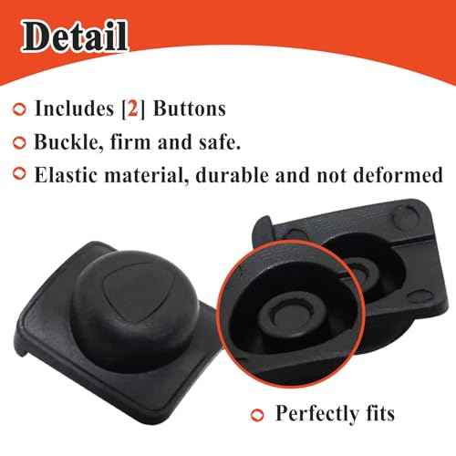 2Pcs 757016 LED Flashlight Switch Button Boot Replacement