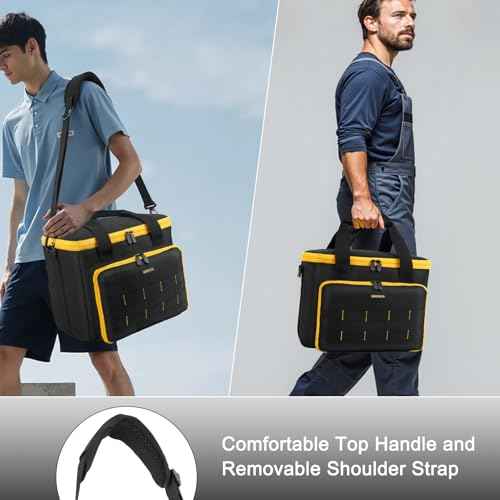 Tool Bag Compatible with DEWALT DCS565B/DCS391B, Makita XSS02Z, Milwaukee M18 Saw - Tool Storage Case with Battery Compartment & Blade Organizer, Heavy Duty Portable Design (Case Only)