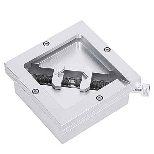 BGA Stencil Holder, Universal Luminum Alloy 90x90 Reballing Station HT?90 for BGA Chip Ball Planting