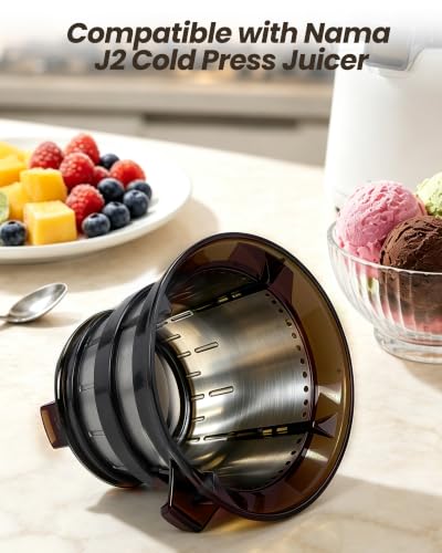 J2 Sorbet Attachment for Nama J2 Cold Press Juicer - Frozen Dessert Accessory