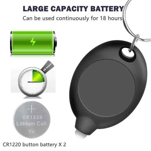 Mini LED Keychain Flashlights & Permanent Marker Pens, Badge Lights for Nurses 12 Lumen Battery Powered, Badge Reel Pen for Nurses Doctor Office Outdoor Gift (12PCS)