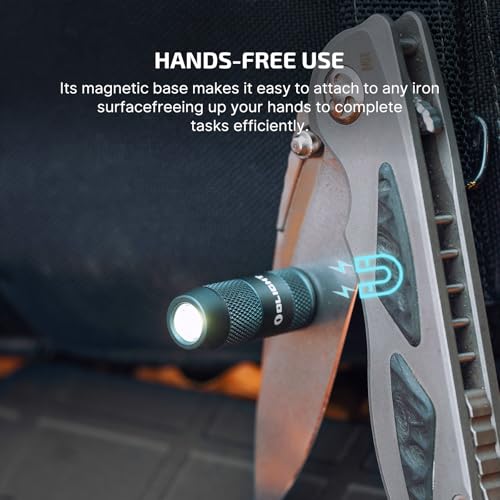 OLIGHT IMINI 2 Rechargeable Mini Keychain Flashlight Dream Blue - Compact, Hands-Free, 50 Lumens