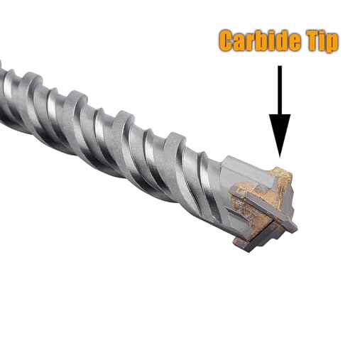 1/2 inch X 14.2 inch SDS Plus Rotary Hammer Drill Bit, Concrete Drill Bit for Concrete, Brick, Cement and Stone, 14.2 inch Length (14.2" Length, 1/2" Diameter)