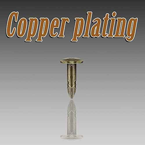 BokWin 200 Pcs Tiny Brad Nails Bronze String Art Nails 1.2x6mm Wood Finish Nails for DIY Pictures Boxes Decorative Household Accessories