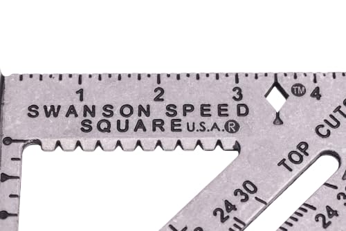 Swanson 7 Inch Speed Square Blue - Versatile Carpenter & Roofing Tool