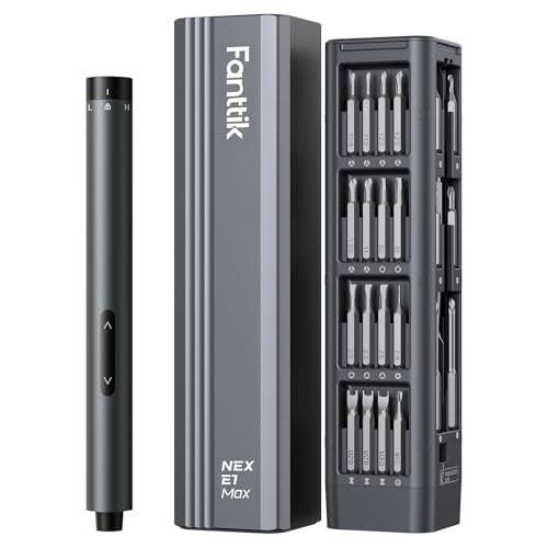 Fanttik E1 Max Electric Screwdriver 53-in-1 Precision DIY Tool Grey