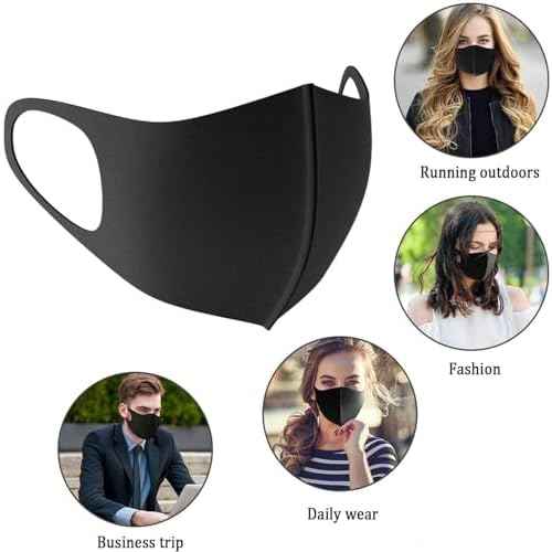 20 Pack Face Mask Unisex Washable and Reusable Comfortable Face Protection from Dust Pollen Pet Dander Fashionable Anti-Smog