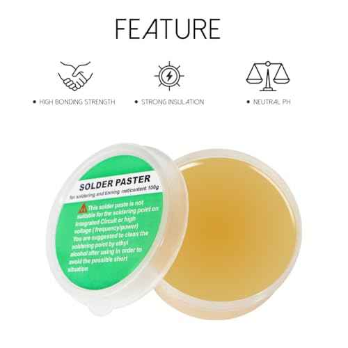 1PCS 100g/3.5oz Soldering Flux, Rosin Flux,Soldering Paste,Solder Flux, Lead-free and No Clean Flux for Chip PCB Motherboard,Electronics,Mobile Phone, Home Appliance Welding (1PCS/100g)